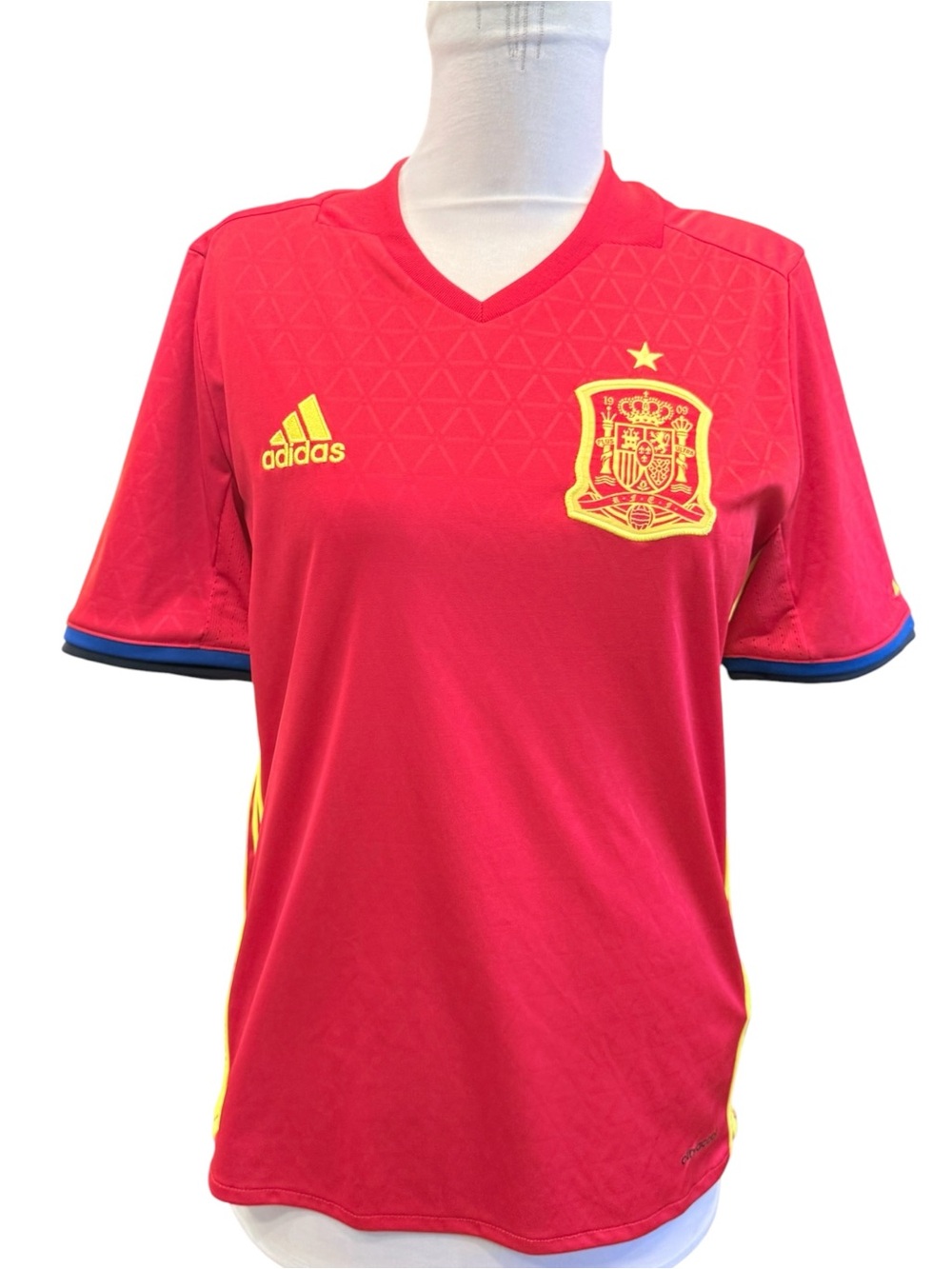 SPAIN Soccer Jersey Home Shirt Football Adidas Youth L 13/14 2016-17 National